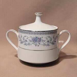 Noritake Blue Hill 2482 Sugar Bowl with Lid PERFECT!